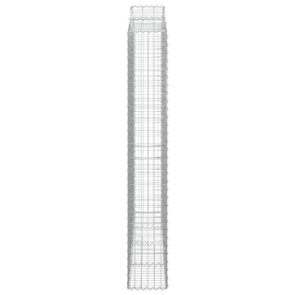 Cesti Gabbioni ad Arco 2 pz 200x30x200/220 cm Ferro Zincato