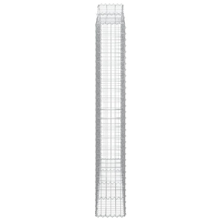 Cesti Gabbioni ad Arco 7 pz 200x30x200/220 cm Ferro Zincato