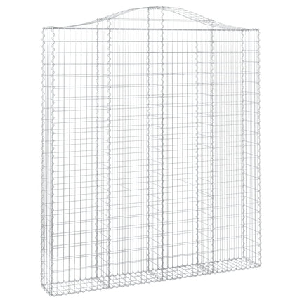 Cesti Gabbioni ad Arco 5 pz 200x30x220/240 cm Ferro Zincato