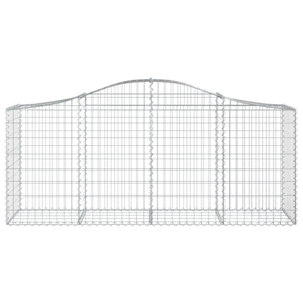 Cesti Gabbioni ad Arco 10 pz 200x50x80/100 cm Ferro Zincato