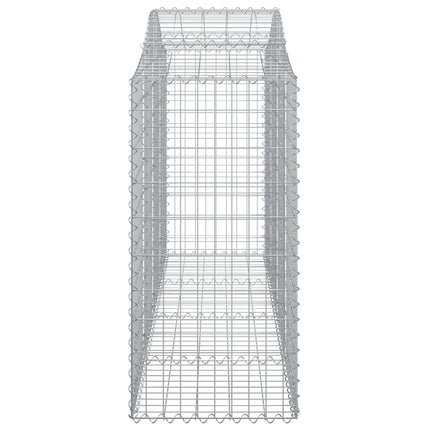 Cesti Gabbioni ad Arco 20 pz 200x50x120/140 cm Ferro Zincato
