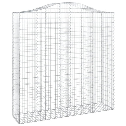 Cesti Gabbioni ad Arco 11 pz 200x50x200/220 cm Ferro Zincato