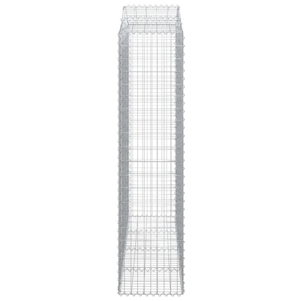 Cesti Gabbioni ad Arco 11 pz 200x50x200/220 cm Ferro Zincato