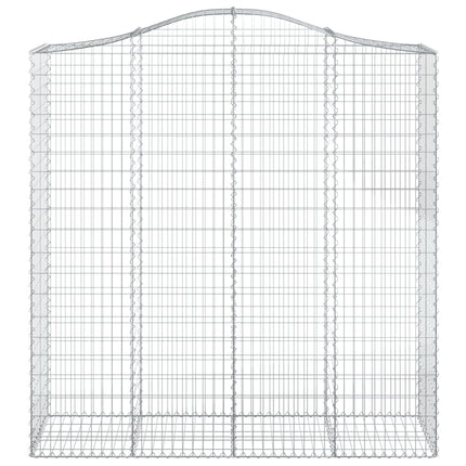 Cesti Gabbioni ad Arco 12 pz 200x50x200/220 cm Ferro Zincato