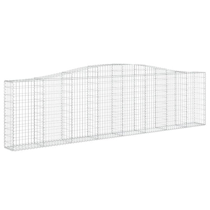 Cesti Gabbioni ad Arco 20 pz 400x30x100/120 cm Ferro Zincato