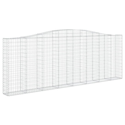 Cesti Gabbioni ad Arco 8 pz 400x30x140/160 cm Ferro Zincato