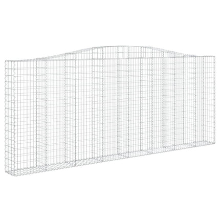 Cesti Gabbioni ad Arco 2 pz 400x30x160/180 cm Ferro Zincato