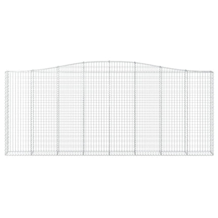 Cesti Gabbioni ad Arco 9 pz 400x30x160/180 cm Ferro Zincato