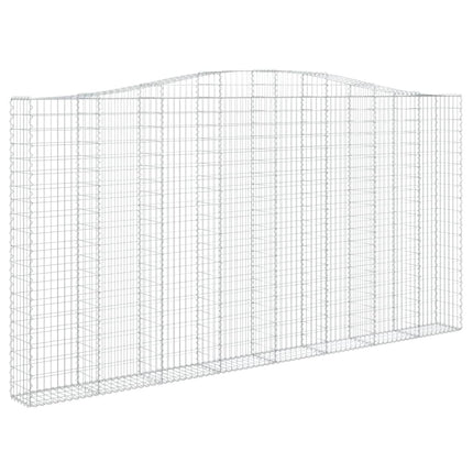Cesti Gabbioni ad Arco 3 pz 400x30x200/220 cm Ferro Zincato
