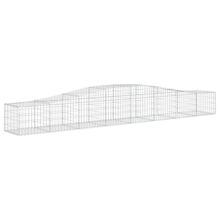 Cesti Gabbioni ad Arco 20 pz 400x50x40/60 cm Ferro Zincato