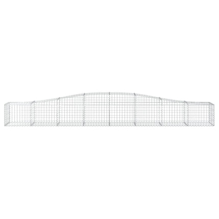 Cesti Gabbioni ad Arco 25 pz 400x50x40/60 cm Ferro Zincato