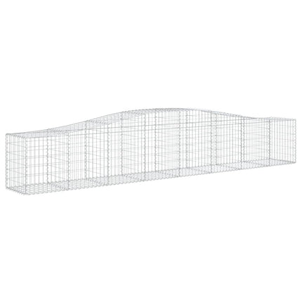 Cesti Gabbioni ad Arco 25 pz 400x50x60/80 cm Ferro Zincato