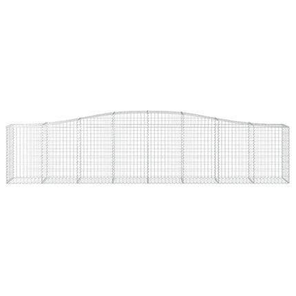Cesti Gabbioni ad Arco 4 pz 400x50x80/100 cm Ferro Zincato