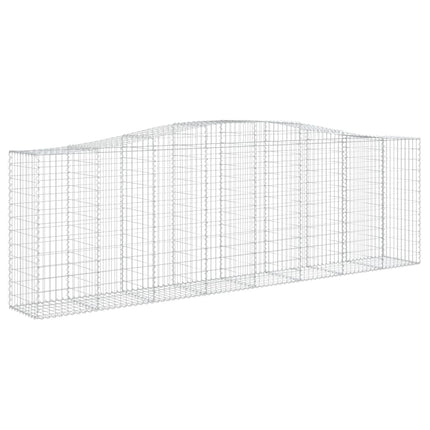 Cesti Gabbioni ad Arco 8 pz 400x50x120/140 cm Ferro Zincato
