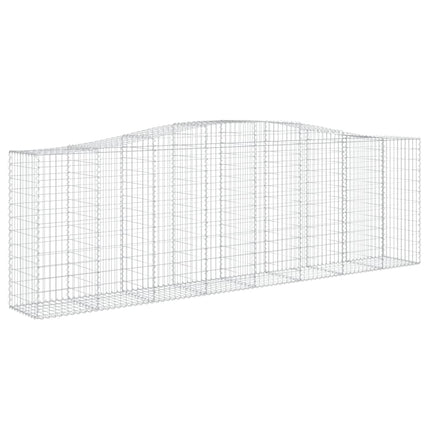 Cesti Gabbioni ad Arco 25 pz 400x50x120/140 cm Ferro Zincato