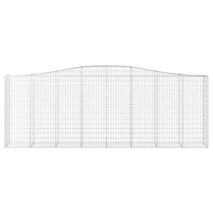 Cesti Gabbioni ad Arco 25 pz 400x50x140/160 cm Ferro Zincato
