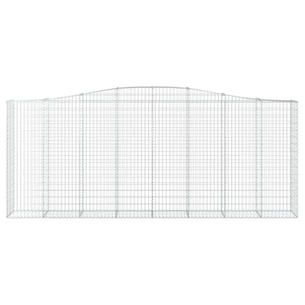Cesti Gabbioni ad Arco 3 pz 400x50x160/180 cm Ferro Zincato