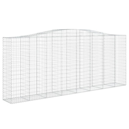 Cesti Gabbioni ad Arco 15 pz 400x50x160/180 cm Ferro Zincato