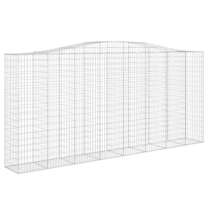 Cesti Gabbioni ad Arco 6 pz 400x50x180/200 cm Ferro Zincato