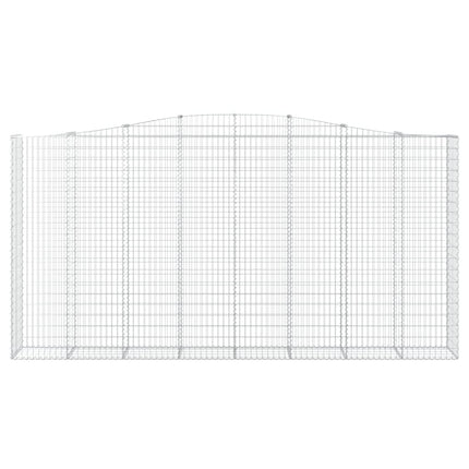 Cesti Gabbioni ad Arco 7 pz 400x50x200/220 cm Ferro Zincato