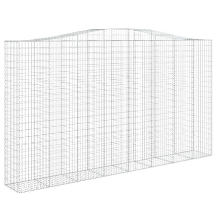 Cesti Gabbioni ad Arco 2 pz 400x50x220/240 cm Ferro Zincato