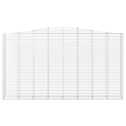 Cesti Gabbioni ad Arco 2 pz 400x50x220/240 cm Ferro Zincato