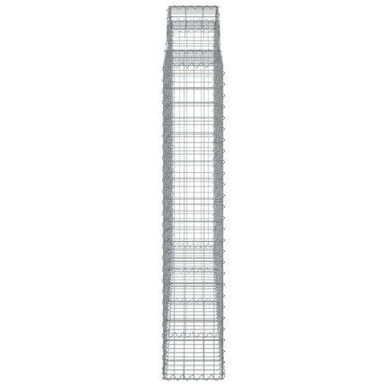 Cesti Gabbioni ad Arco 3 pz 200x30x160/180 cm Ferro Zincato