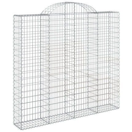 Cesti Gabbioni ad Arco 7 pz 200x30x180/200 cm Ferro Zincato