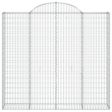 Cesti Gabbioni ad Arco 7 pz 200x30x180/200 cm Ferro Zincato