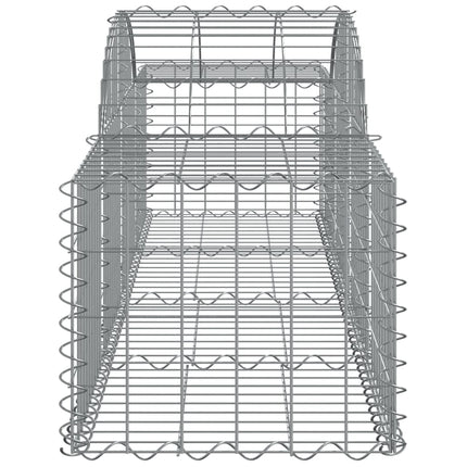 Cesti Gabbioni ad Arco 10 pz 200x50x40/60 cm Ferro Zincato