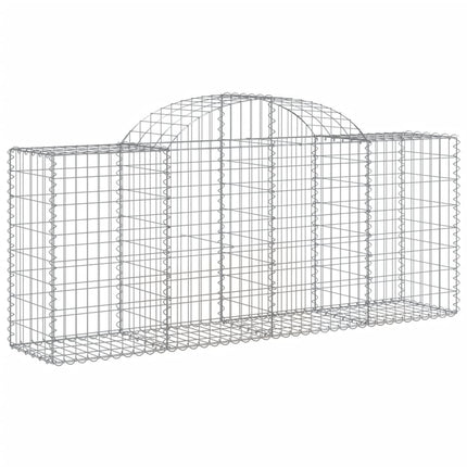 Cesti Gabbioni ad Arco 50 pz 200x50x80/100 cm Ferro Zincato