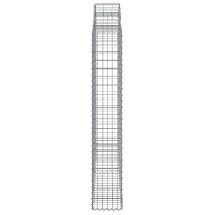 Cesti Gabbioni ad Arco 2 pz 200x50x180/200 cm Ferro Zincato