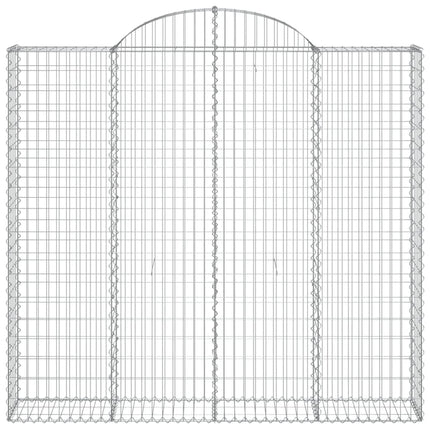 Cesti Gabbioni ad Arco 30 pz 200x50x180/200 cm Ferro Zincato