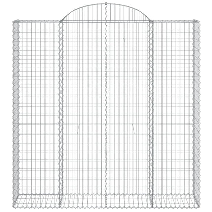 Cesti Gabbioni ad Arco 11 pz 200x50x200/220 cm Ferro Zincato