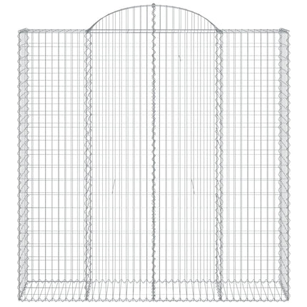 Cesti Gabbioni ad Arco 20 pz 200x50x200/220 cm Ferro Zincato