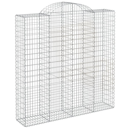 Cesti Gabbioni ad Arco 25 pz 200x50x200/220 cm Ferro Zincato