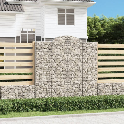 Cesti Gabbioni ad Arco 25 pz 200x50x200/220 cm Ferro Zincato