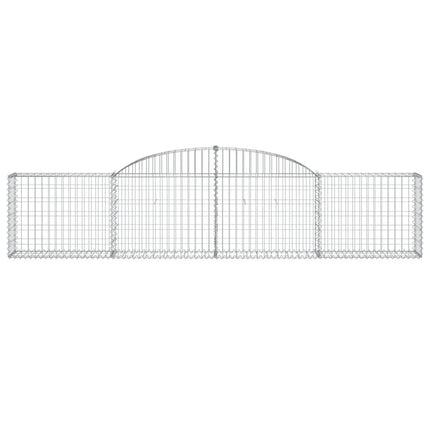 Cesti Gabbioni ad Arco 20 pz 300x30x60/80 cm Ferro Zincato