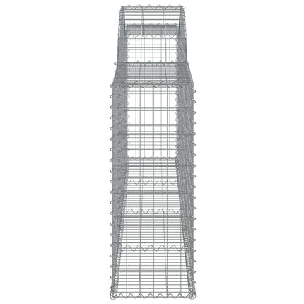 Cesti Gabbioni ad Arco 25 pz 300x30x80/100 cm Ferro Zincato