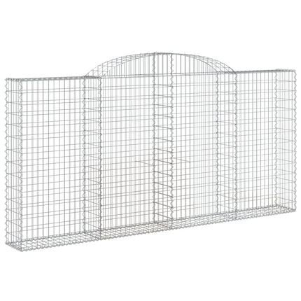 Cesti Gabbioni ad Arco 20 pz 300x30x140/160 cm Ferro Zincato