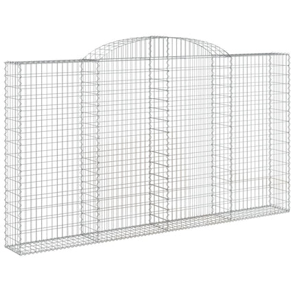 Cesti Gabbioni ad Arco 10 pz 300x30x160/180 cm Ferro Zincato