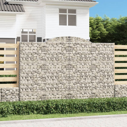 Cesti Gabbioni ad Arco 10 pz 300x30x200/220 cm Ferro Zincato