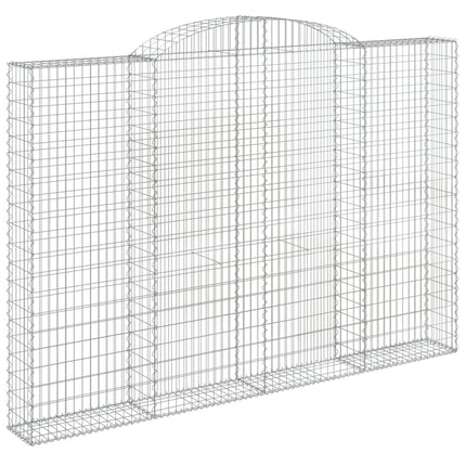 Cesti Gabbioni ad Arco 11 pz 300x30x200/220 cm Ferro Zincato