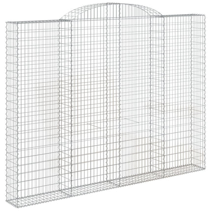 Cesti Gabbioni ad Arco 2 pz 300x30x220/240 cm Ferro Zincato