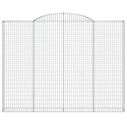 Cesti Gabbioni ad Arco 8 pz 300x30x220/240 cm Ferro Zincato