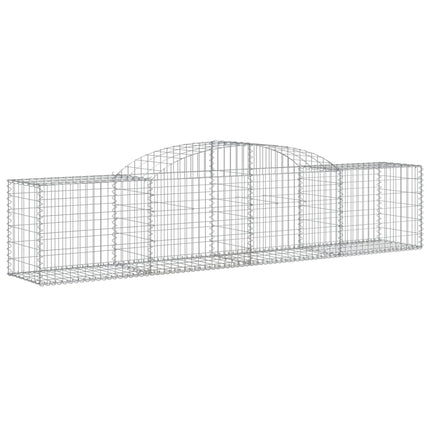Cesti Gabbioni ad Arco 13 pz 300x50x60/80 cm Ferro Zincato