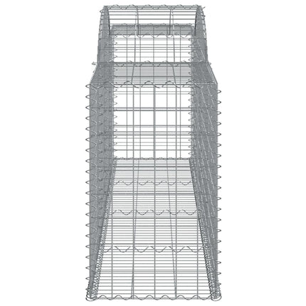 Cesti Gabbioni ad Arco 12 pz 300x50x80/100 cm Ferro Zincato