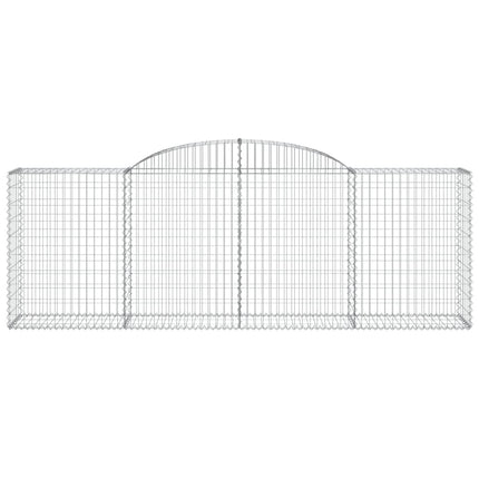 Cesti Gabbioni ad Arco 10 pz 300x50x100/120 cm Ferro Zincato