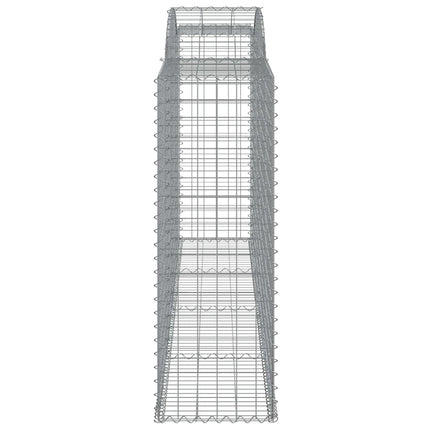 Cesti Gabbioni ad Arco 3 pz 300x50x140/160 cm Ferro Zincato