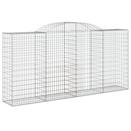 Cesti Gabbioni ad Arco 17 pz 300x50x140/160 cm Ferro Zincato